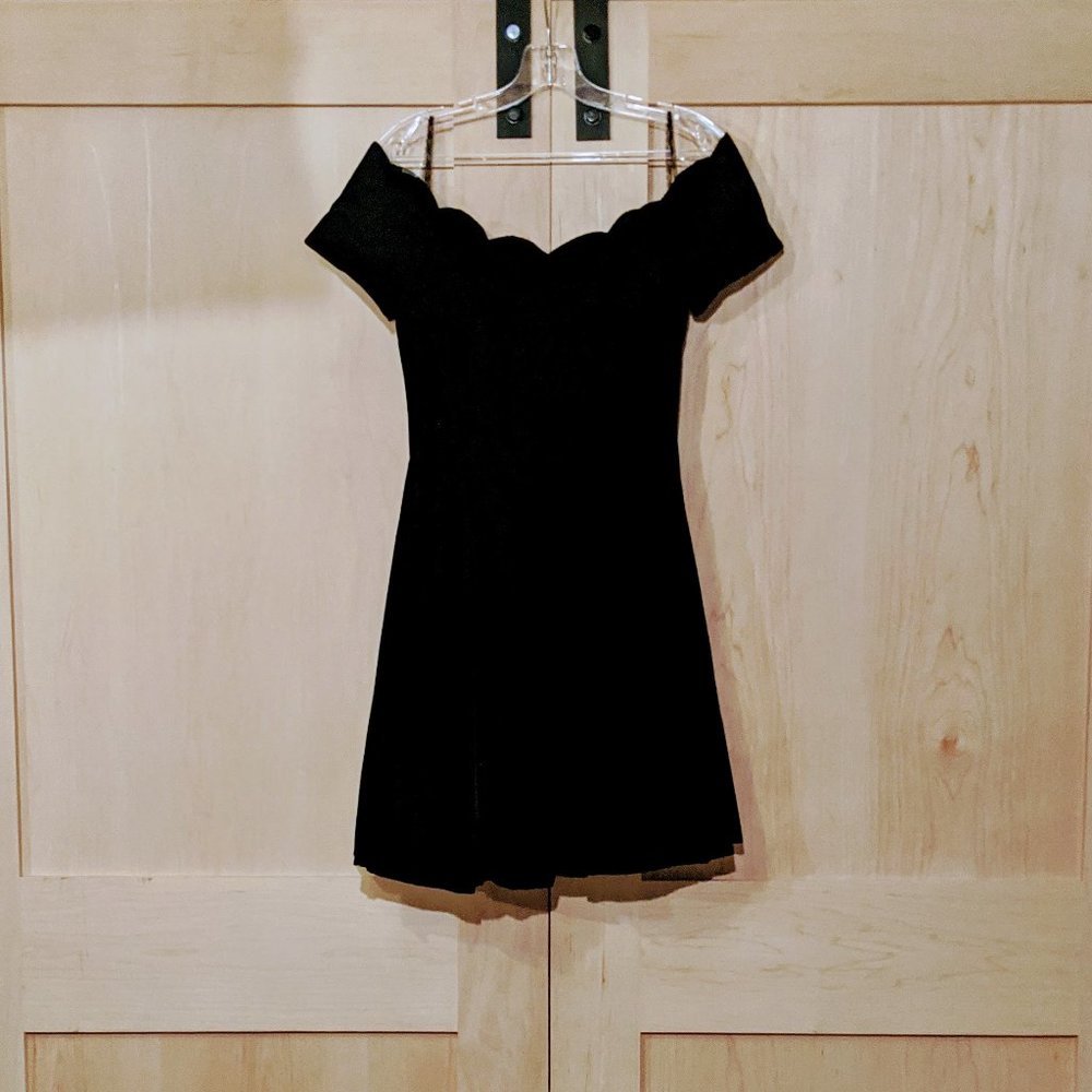 Black Velvet Cocktail Dress